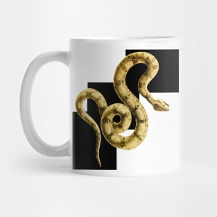 Snake on chess Mug